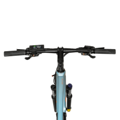 Vélo électrique bleu clair mountain