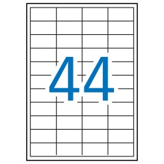 ✅ Apli Étiquettes Blanches Permanentes 48,5 x 25,4 mm 10 Feuilles couleur Blanc en stock