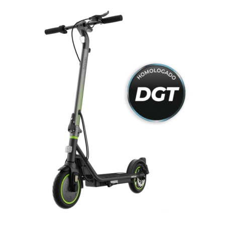 Trottinette électrique noir vert