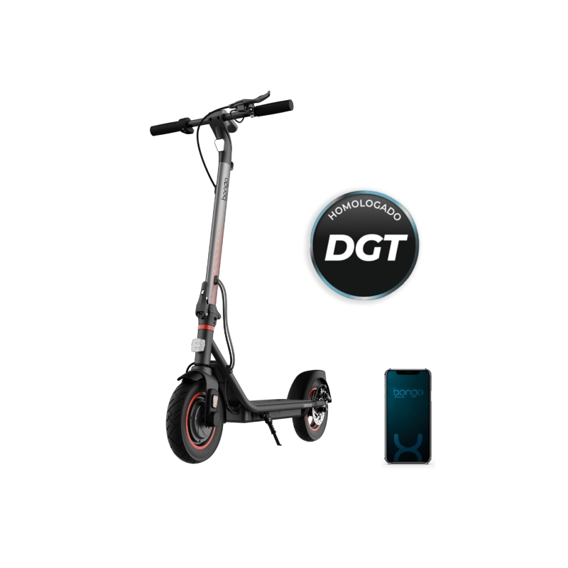 Trottinette électrique Cecotec Bongo D40 XL 700W noire/rouge