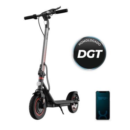 Trottinette électrique noire rouge