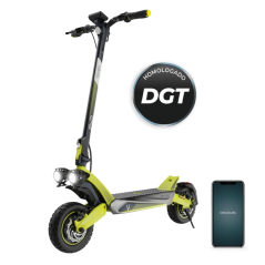 Trottinette électrique noire jaune