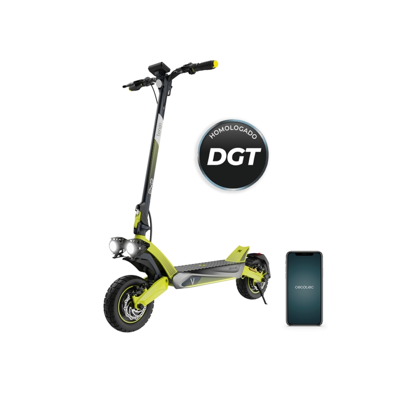 Trottinette électrique Cecotec Bongo V55 1600W, noir/jaune Trottinette électrique Cecotec Bongo V55 1600W, noir/jaune