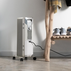 Radiateur bain d'huile blanc 1000W