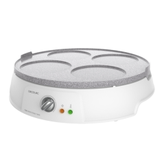 Crêpière double Cecotec Fun Crepestone 30 cm blanche