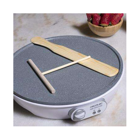 Crêpière électrique Cecotec Fun Crepestone blanche 30,5 cm