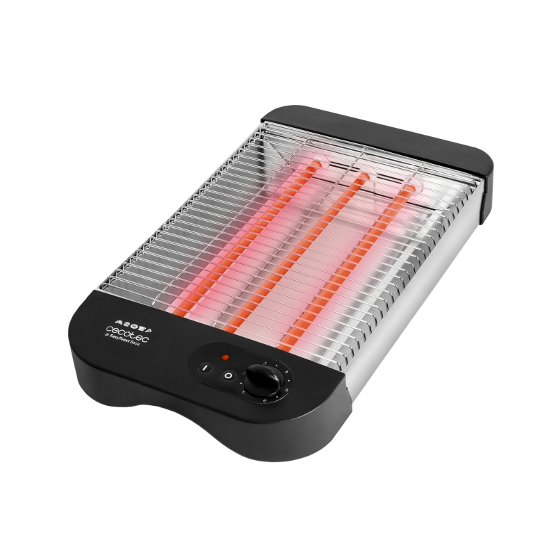 Grille-pain horizontal Cecotec Turbo EasyToast Basic noir/argent Grille-pain horizontal Cecotec Turbo EasyToast Basic noir/argent