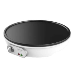 Crêpière électrique blanche 30,5 cm