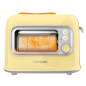 Grille-pain double fente Cecotec RetroVision jaune pastel
