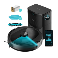 Robot aspirateur noir Cecotec