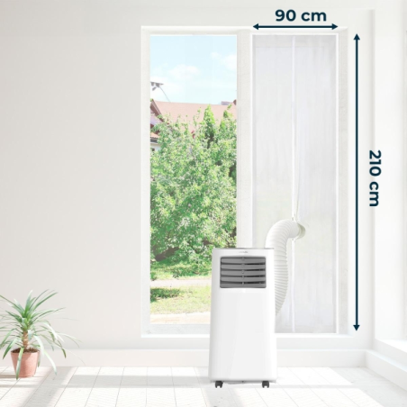 Housse de fenêtre isolation extérieure Cecotec, blanc