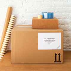 ✅ Apli Étiquettes Blanches Permanentes 210,0 x 148,0 mm 10 Feuilles couleur Blanc en stock