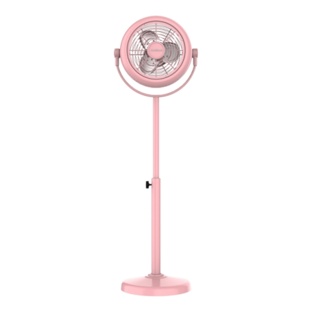 Ventilateur sur pied rose
