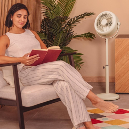 Ventilateur sur pied Cecotec EnergySilence 250 beige