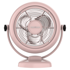 Ventilateur de bureau rose