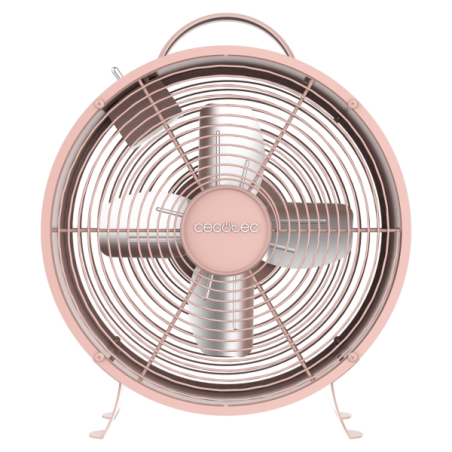 Ventilateur de bureau rose 20 cm