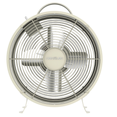 Ventilateur de bureau beige 20 cm