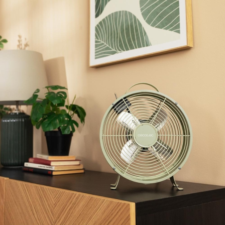Ventilateur de bureau Cecotec EnergySilence 400 menthe 20 cm