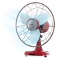 Ventilateur de bureau rétro Cecotec rouge 30,5 cm Ventilateur de bureau rétro Cecotec rouge 30,5 cm