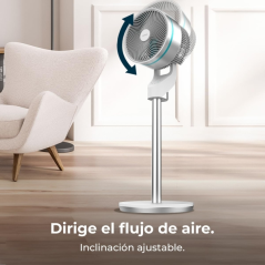 Ventilateur sur pied intelligent Cecotec 60W blanc 23 cm
