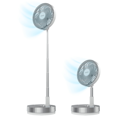 Ventilateur sur pied acier pliable