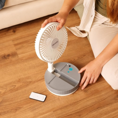 Ventilateur sur pied pliable Cecotec 20 cm acier