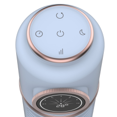 Ventilateur tour bleu clair