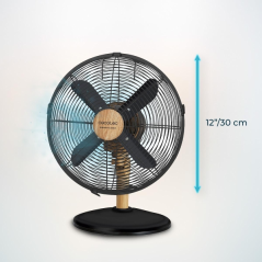 Ventilateur de table noir
