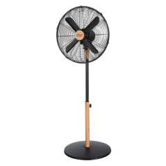 Ventilateur sur pied noir 40 cm