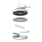 Ventilateur sur pied Cecotec EnergySilence 2600 Blanc