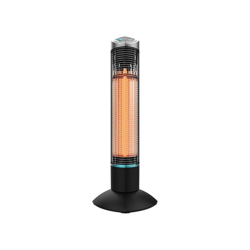 Chauffage halogène tour extérieur 1000W noir Cecotec