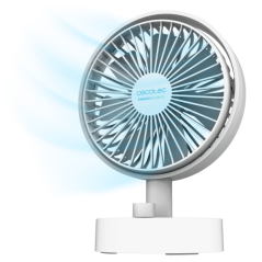 Ventilateur de bureau blanc