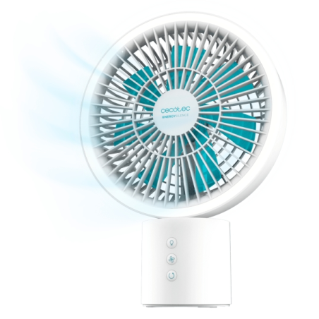 ventilateur de bureau blanc portable