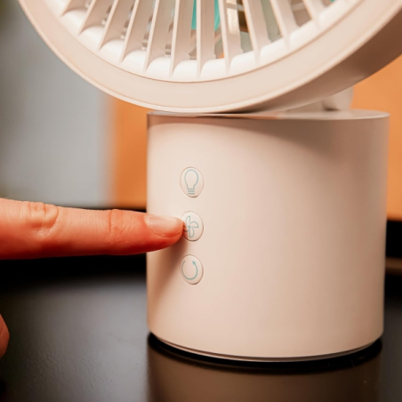 Ventilateur de bureau portable Cecotec EnergySilence 8000 blanc