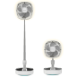 Ventilateur sur pied portable Cecotec 25 cm blanc pliable