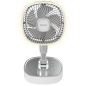 Ventilateur sur pied portable Cecotec 25 cm blanc pliable
