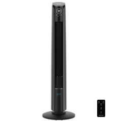 ventilateur tour gris foncé