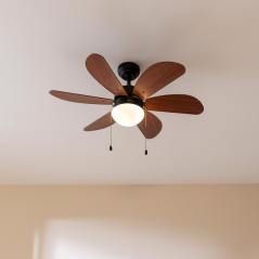 Ventilateur de plafond Cecotec EnergySilence Aero 365 noir 91 cm