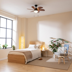 ventilateur de plafond noir Cecotec 91 cm