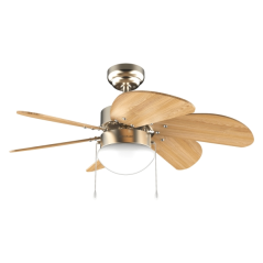 ventilateur plafond or six pales