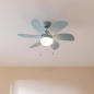 Ventilateur de plafond Cecotec 91 cm bleu clair Ventilateur de plafond Cecotec 91 cm bleu clair