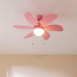 Ventilateur de plafond 91 cm Cecotec rose vif 50 W