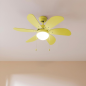 Ventilateur de plafond Cecotec 91 cm jaune 50 W Ventilateur de plafond Cecotec 91 cm jaune 50 W