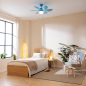 Ventilateur plafond Cecotec 6 pales bleu 91 cm Ventilateur plafond Cecotec 6 pales bleu 91 cm
