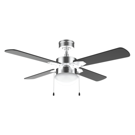 ventilateur plafond noir argent Cecotec