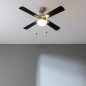 Ventilateur de plafond Cecotec 107 cm noir argent