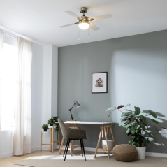ventilateur plafond doré Cecotec 107 cm