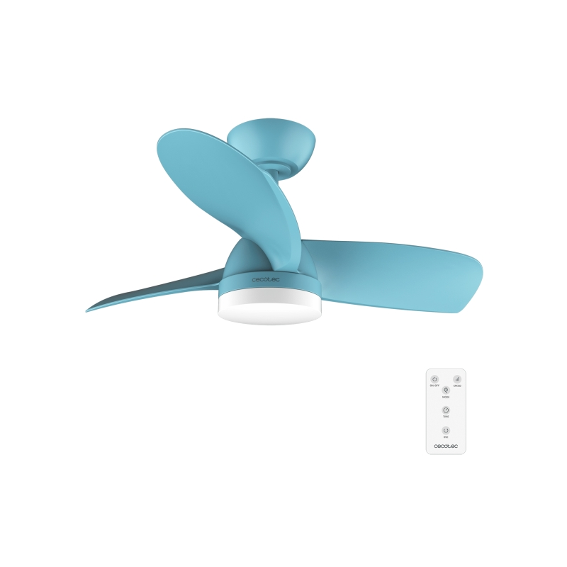 Ventilateur plafond Cecotec EnergySilence 3050 bleu clair 91 cm Ventilateur plafond Cecotec EnergySilence 3050 bleu clair 91 cm
