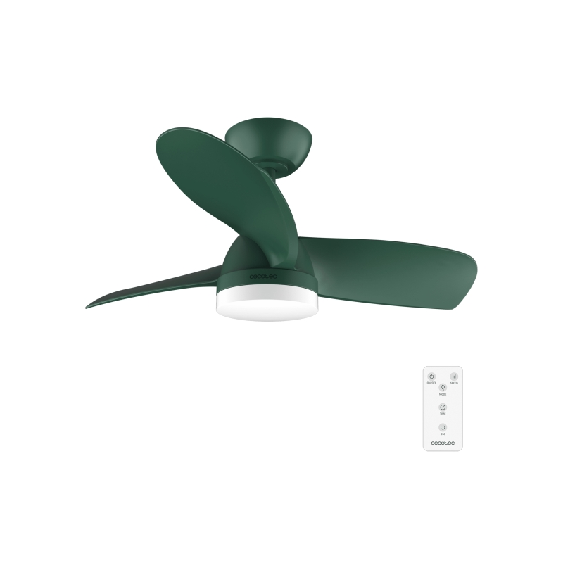 Ventilateur de plafond Cecotec EnergySilence Aero 3050 vert foncé 91 cm Ventilateur de plafond Cecotec EnergySilence Aero 3050 vert foncé 91 cm