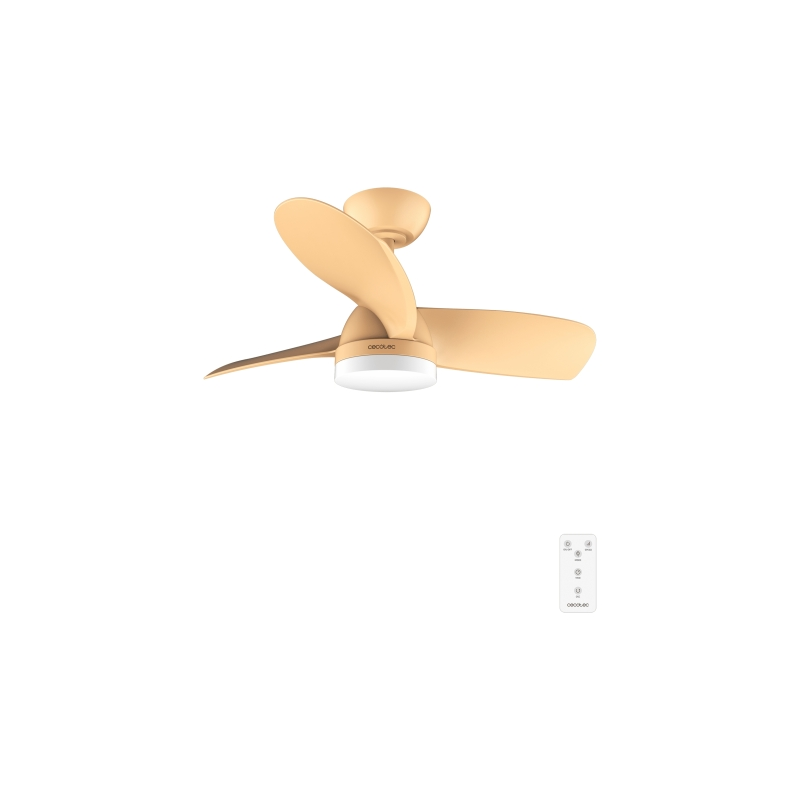 Ventilateur de plafond Cecotec EnergySilence LED 91 cm orange